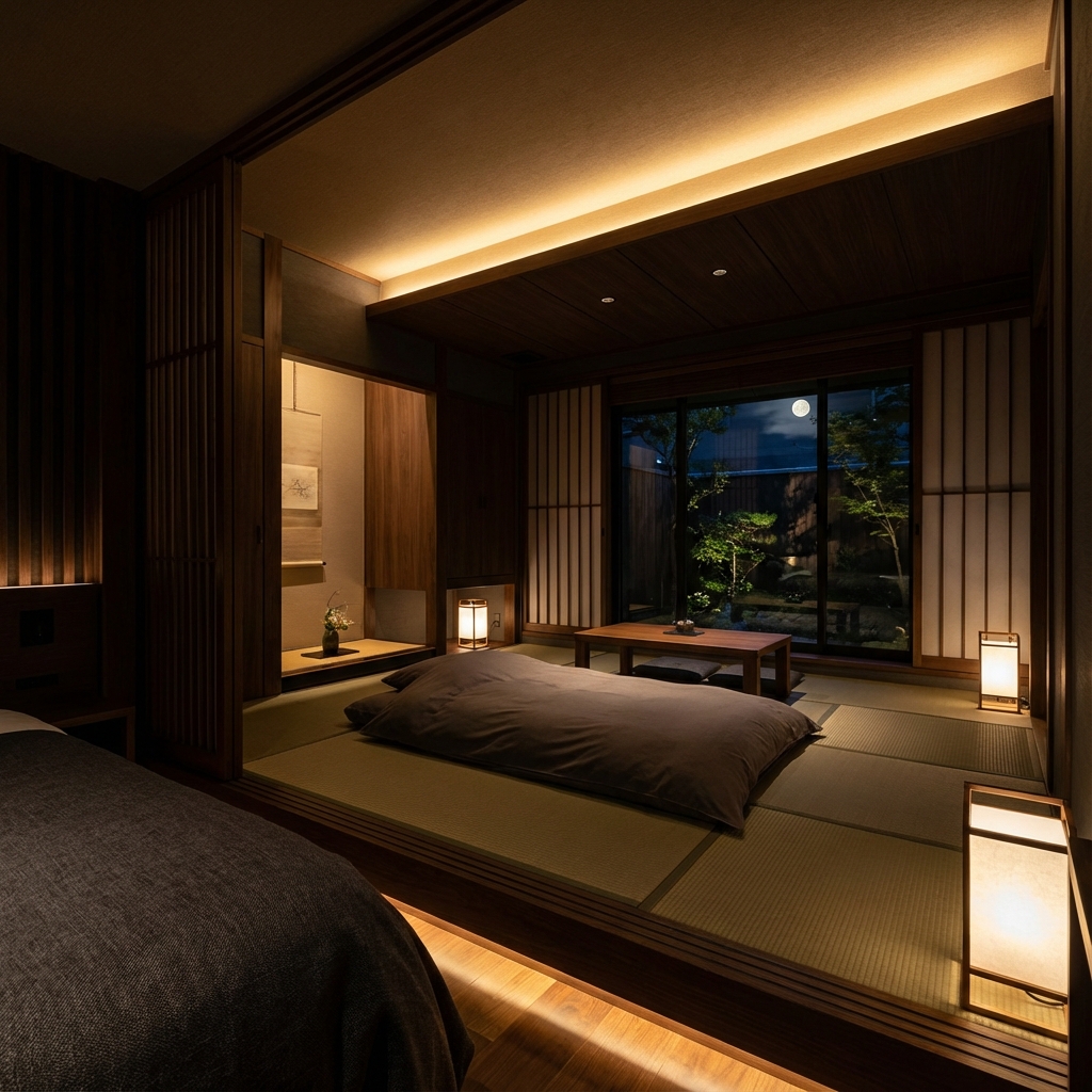 Relaxing, safe, and private atmosphere in a high-end Japanese room